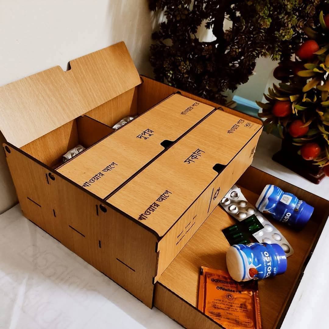Smart Large Size Medicine Box/স্মার্ট লার্জ সাইজ