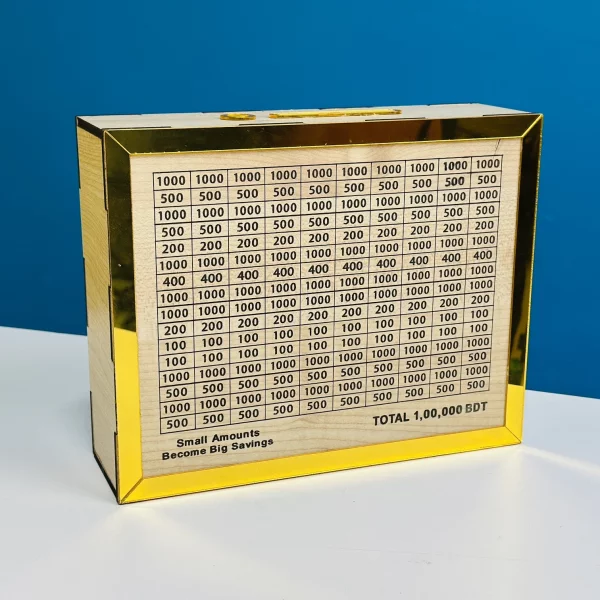 Wooden Money Power Saving Bank